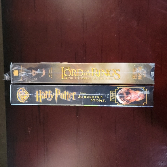 Vintage Sealed VHS tapes Harry Potter & Lord of The Rings Watermarked bundle - Picture 3 of 8